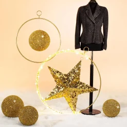 Online DecoWoerner XXL Metall-Deko-Stern, , 150 Cm Ø gold