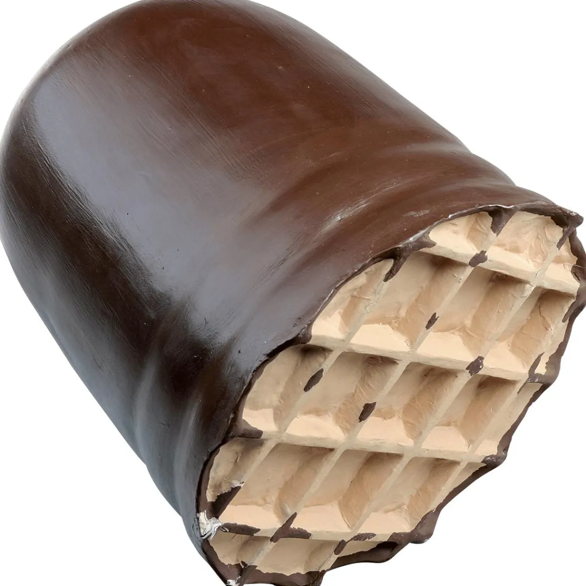 Sale DecoWoerner XXL Schokokuss Lebensmittel-Attrappe 35 Cm braun