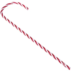Discount DecoWoerner XXL Zuckerstangen Lebensmittel-Attrappe 5 Stück 40 Cm rot