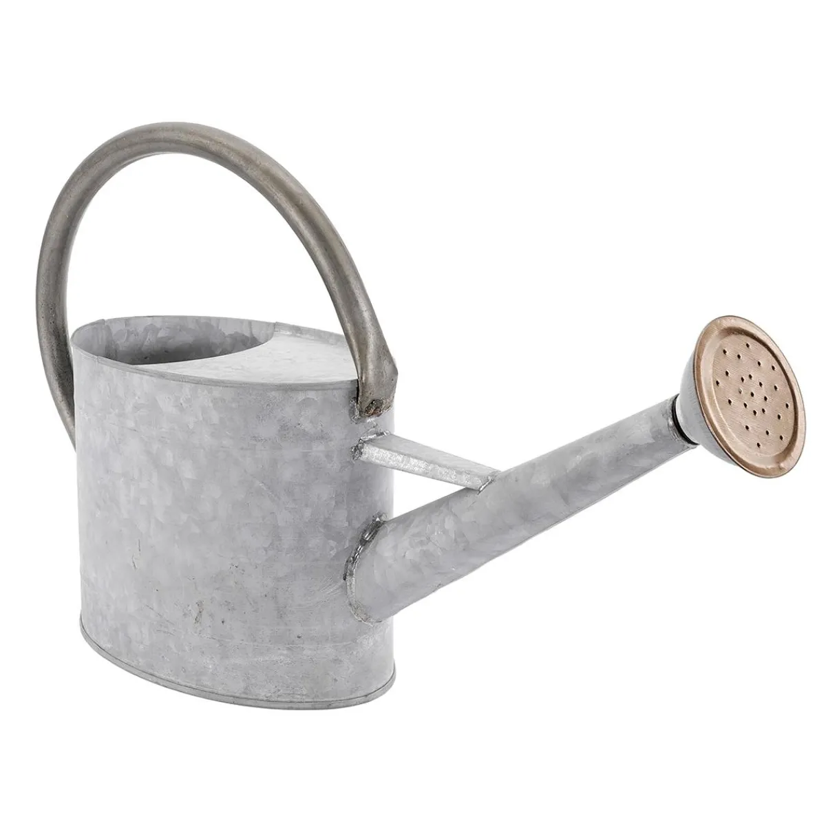 DecoWoerner Zink Gießkanne 47 Cm Grau