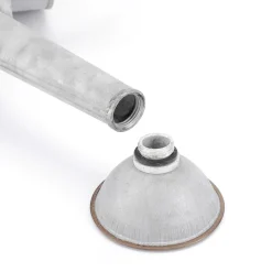 DecoWoerner Zink Gießkanne 47 Cm Grau
