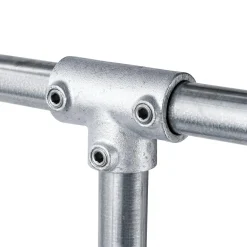 Clearance DecoWoerner Zwei-Arm Kleiderständer FACTORY 130 Cm silber