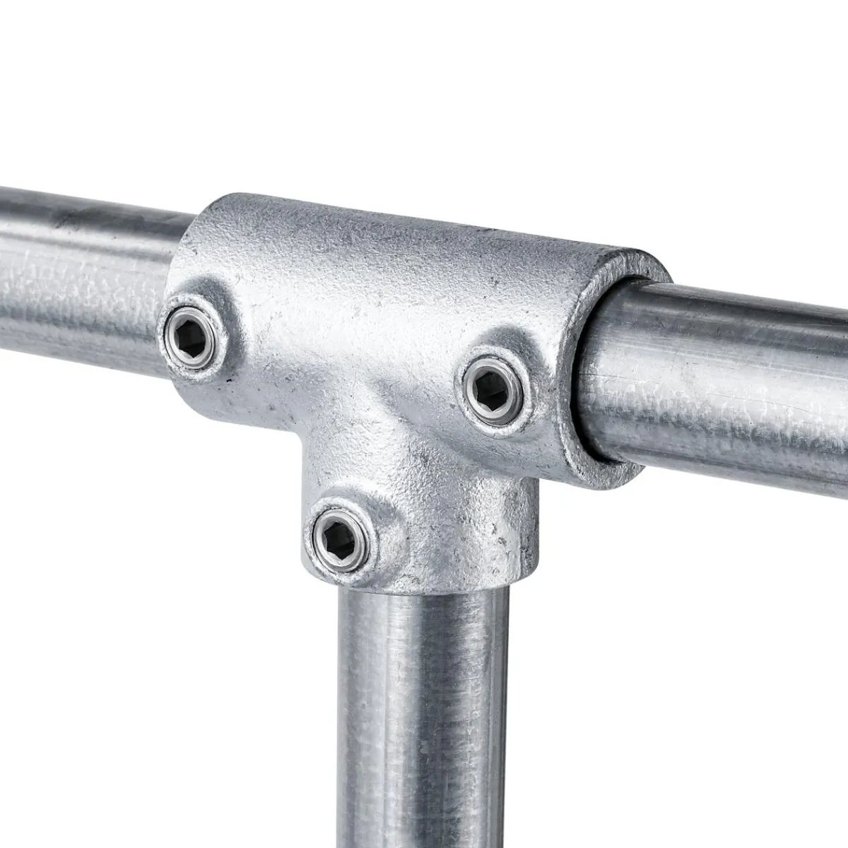 Clearance DecoWoerner Zwei-Arm Kleiderständer FACTORY 130 Cm silber