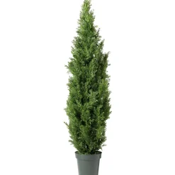 Discount DecoWoerner Zypressen-Kunstbaum, 150 Cm grün