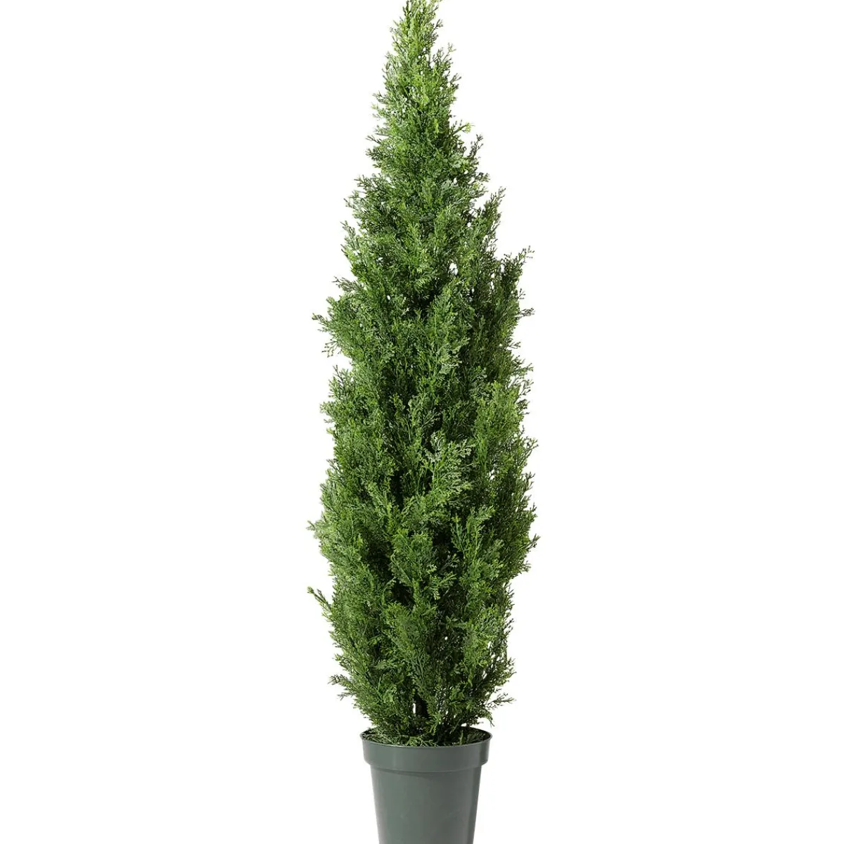 Discount DecoWoerner Zypressen-Kunstbaum, 150 Cm grün